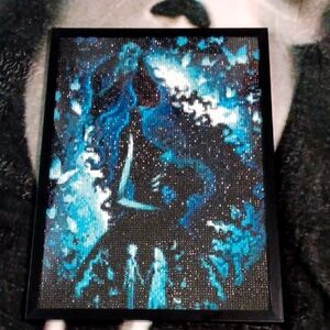 Corpse Bride- Emily silhouette Diamond Art